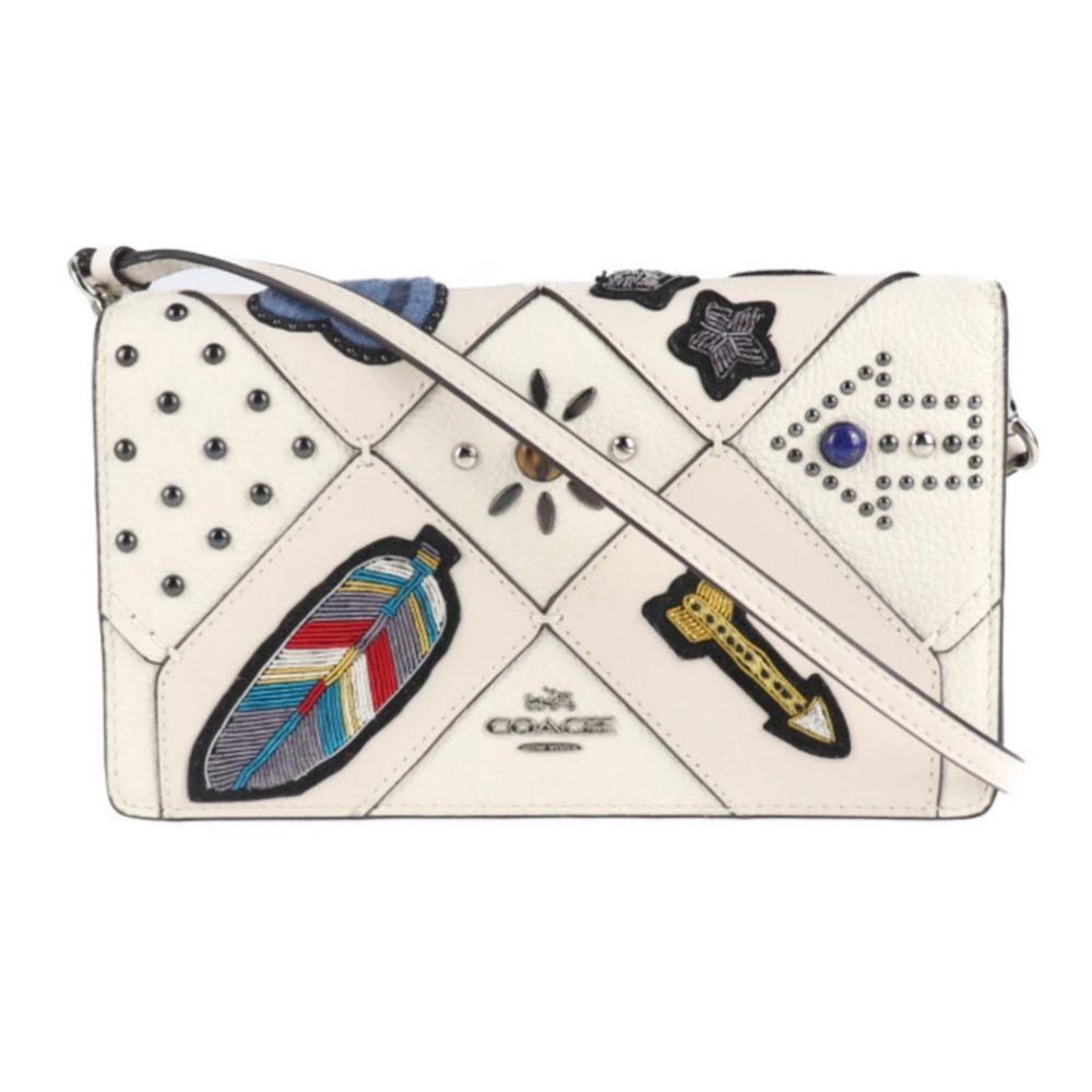 *LIKE NEW* Coach Upcrafted Hayden Foldover  Embellished Crossbody Bag